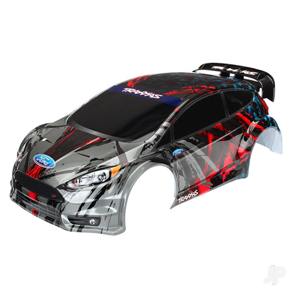 Traxxas Body, Ford Fiesta ST Rally (painted, decals applied)