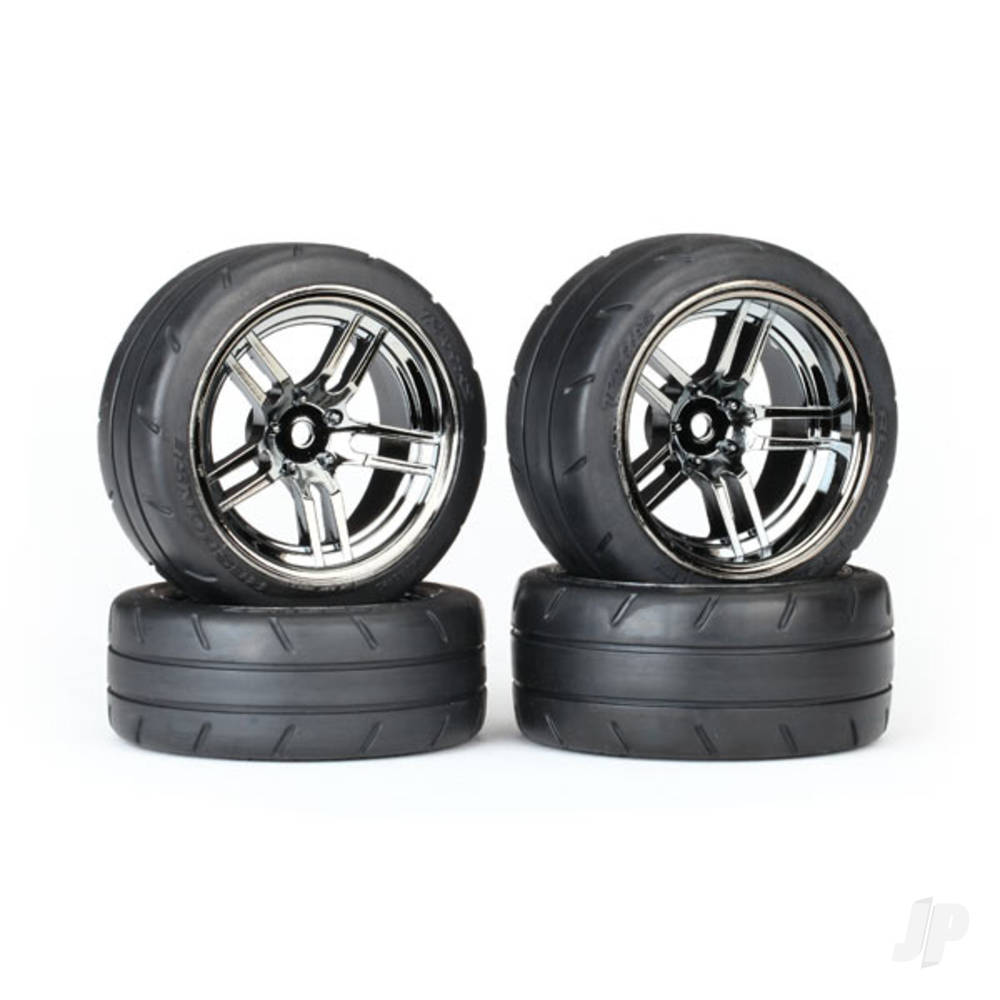 Traxxas Tyres & Wheels, Assembled Glued 1.9in Response Tyres (2 pcs)