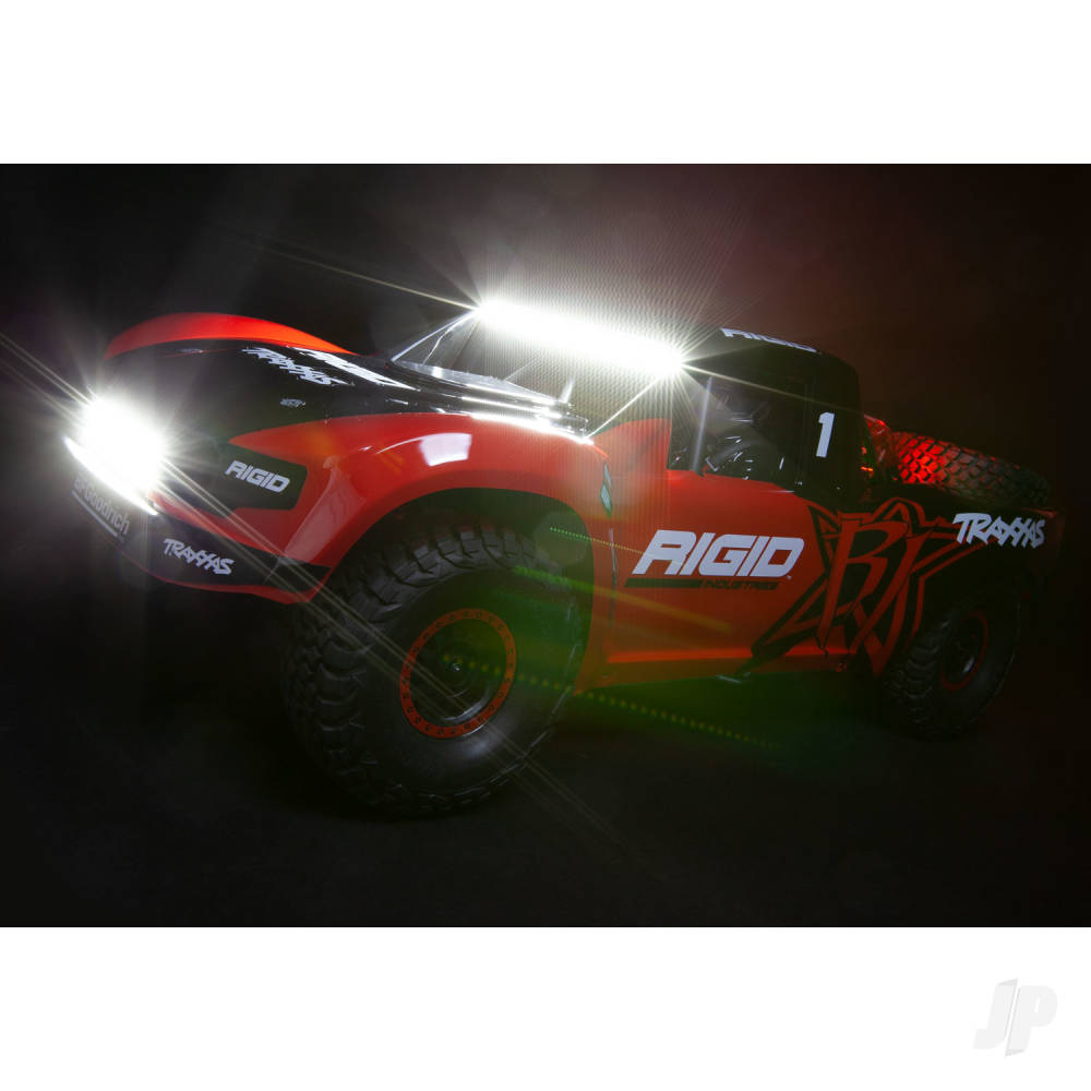 Traxxas LED light set, complete (includes Front light bar (2 pcs), Rear light bar, curved roof light bar, and high-voltage power amplifier)-14
