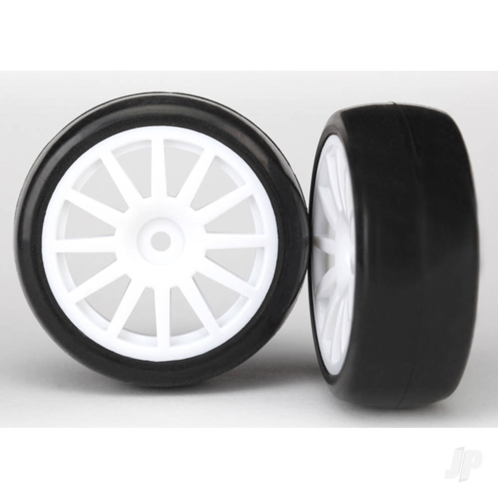 Traxxas Tyres & Wheels, Assembled Glued 12-Spoke (2 pcs)