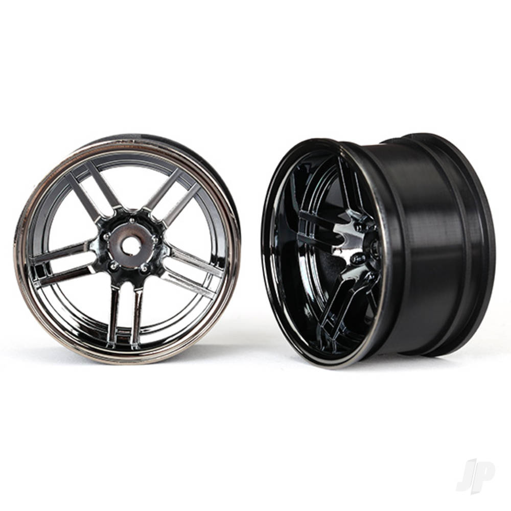 Traxxas Wheels, 1.9in Split-Spoke (wide, Rear) (2 pcs)