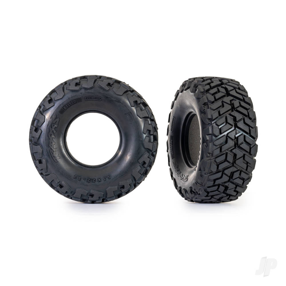 Traxxas Tyres, Maxx Slash (belted) (2)/ foam inserts (2)