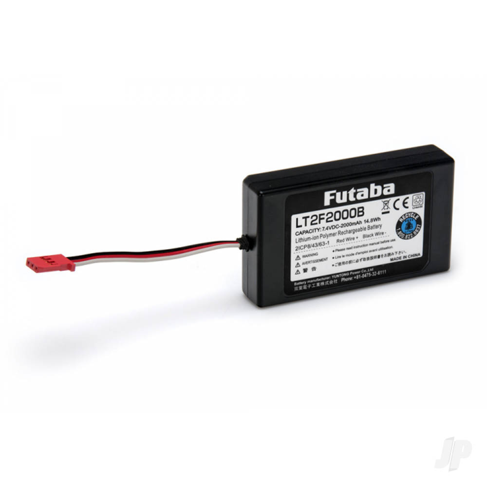 LT2F2000B 7.4V 2000mAh LiPo Transmitter Battery for T16IZ Tx-3