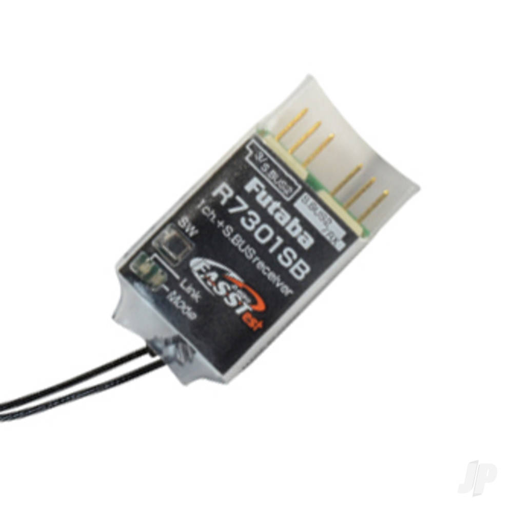 Futaba R7301SB 1-Channel (PWM) Air Receiver (26-Channel S.BUS) FASSTest - High Gain Aerials