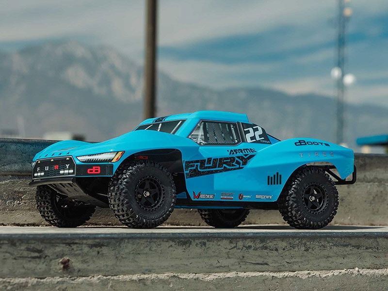 Arrma FURY 2WD (With Battery/Charger) Blue-6