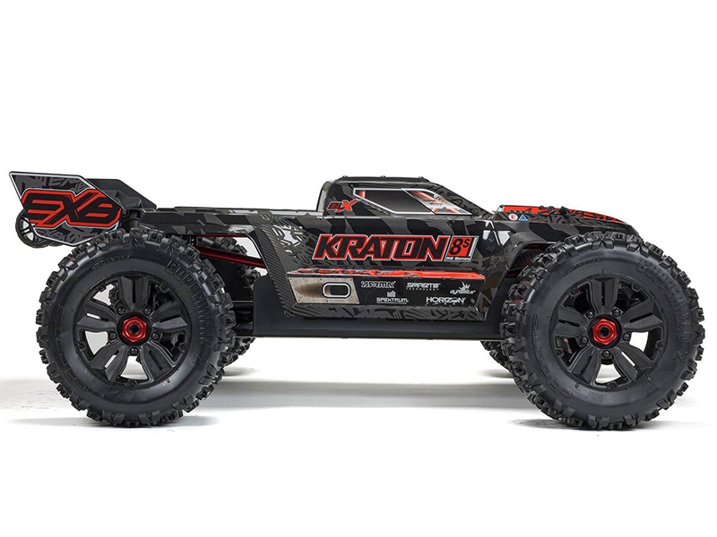 Arrma 1/5 KRATON 4x4 8S BLX EXB Brushless Monster Truck RTR, Black-5