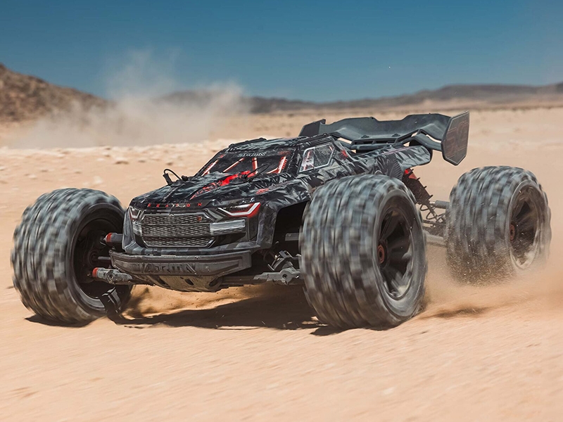 Arrma 1/5 KRATON 4x4 8S BLX EXB Brushless Monster Truck RTR, Black-6