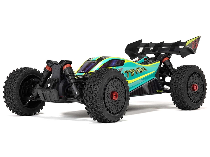Arrma 1/8 TYPHON 223S BLX 4x4 Buggy RTR with DSC - Green-3