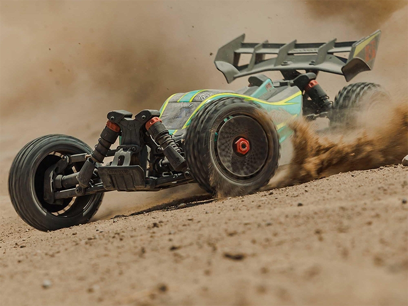 Arrma 1/8 TYPHON 223S BLX 4x4 Buggy RTR with DSC - Green-5