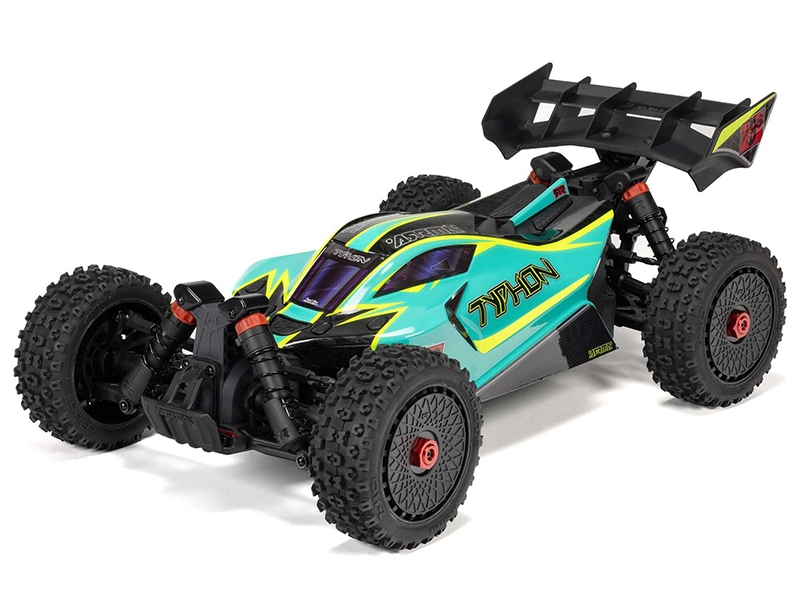 Arrma 1/8 TYPHON 223S BLX 4x4 Buggy RTR with DSC - Green-7