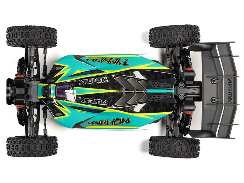 Arrma 1/8 TYPHON 223S BLX 4x4 Buggy RTR with DSC - Green-8