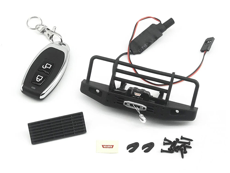 RC Overhaul Bumper w/Winch Remote TRX4M Land Rover