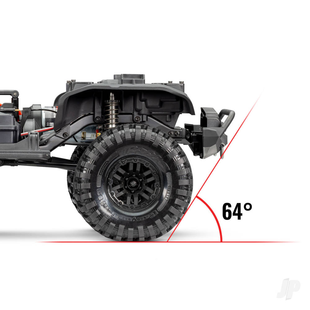 Traxxas TRX-4 Unassembled Chassis Kit 1:10 4WD Electric Trail Crawler (+ TQi 4-ch, XL-5 HV, Titan 550, Clipless Body)-9