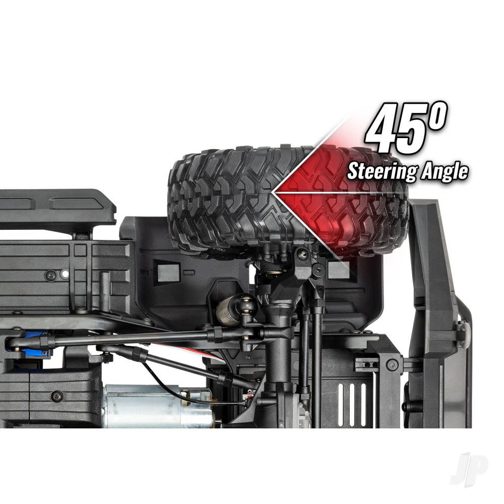Traxxas TRX-4 Unassembled Chassis Kit 1:10 4WD Electric Trail Crawler (+ TQi 4-ch, XL-5 HV, Titan 550, Clipless Body)-11