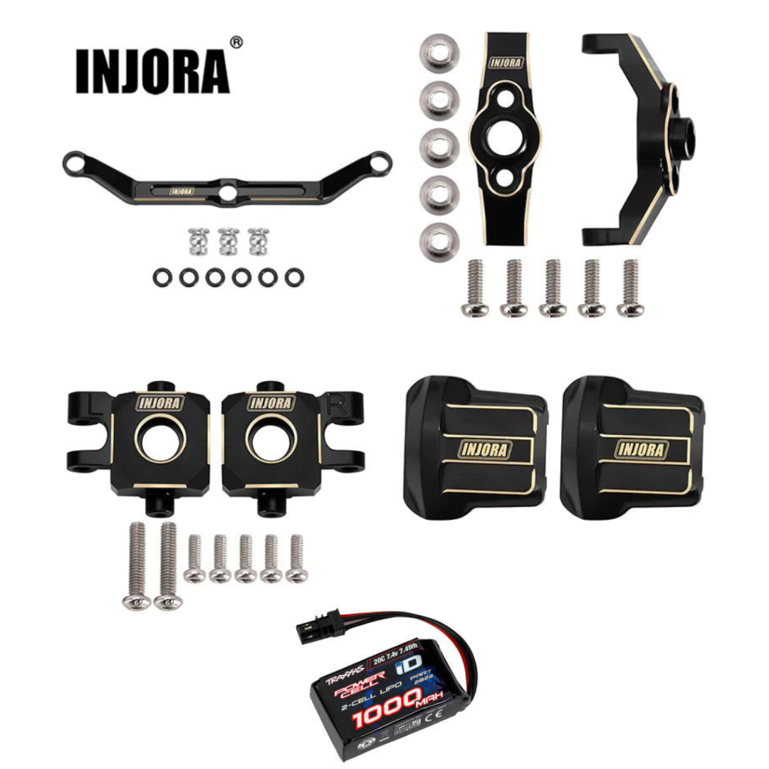 TRX4m Battery and INJORA Parts Bundle