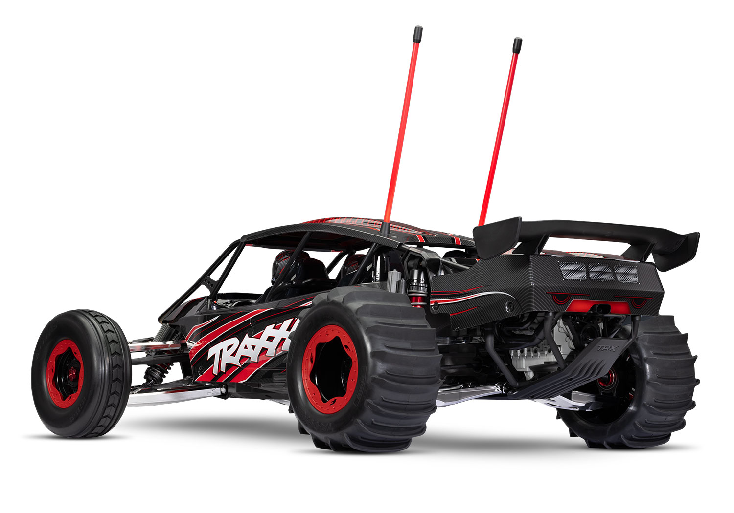 Traxxas Funco Motorsports Pro Scale 8S 2WD Electric Sand Car, Red (+TQi 2-ch, VXL-8s, Velineon 1200XL, TSM , Replica Clipless Body)-4