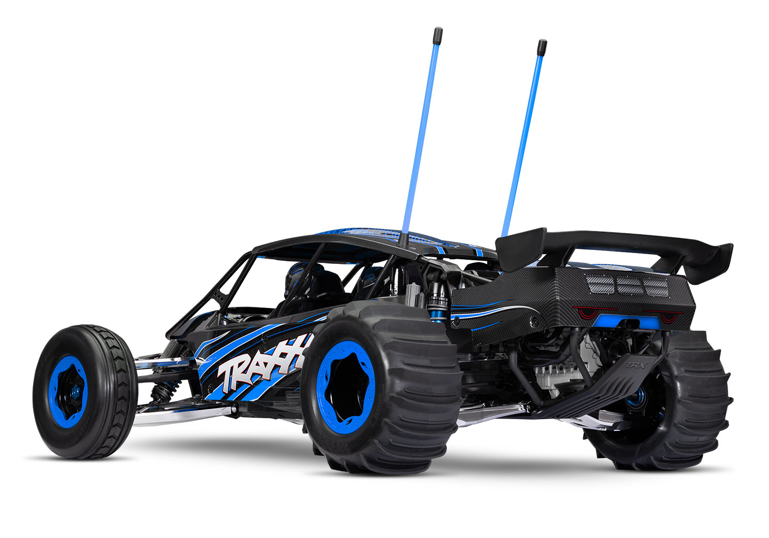 Traxxas Funco Motorsports Pro Scale 8S 2WD Electric Sand Car, Blue (+TQi 2-ch, VXL-8s, Velineon 1200XL, TSM , Replica Clipless Body)-5