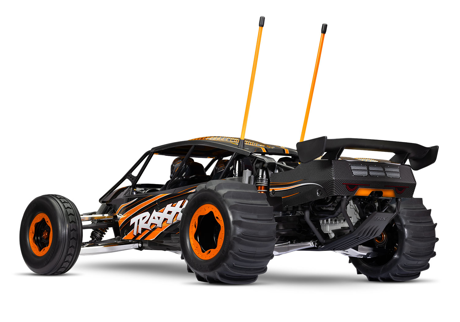 Traxxas Funco Motorsports Pro Scale 8S 2WD Electric Sand Car, Orange (+TQi 2-ch, VXL-8s, Velineon 1200XL, TSM , Replica Clipless Body)-4