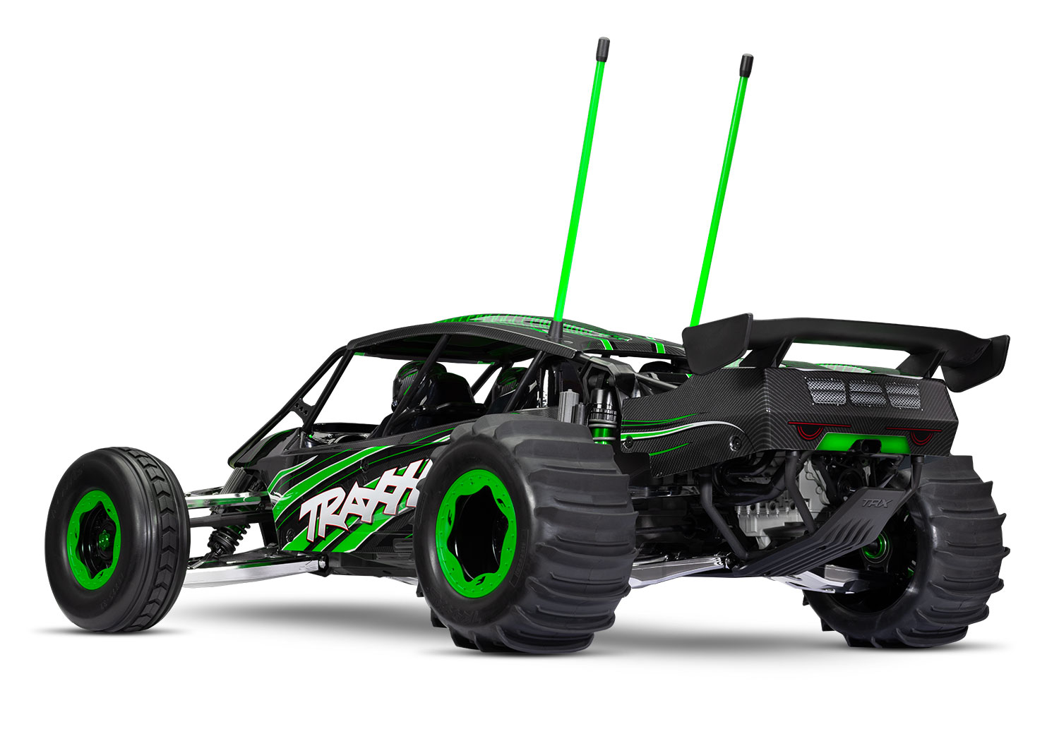 Traxxas Funco Motorsports Pro Scale 8S 2WD Electric Sand Car, Green (+TQi 2-ch, VXL-8s, Velineon 1200XL, TSM , Replica Clipless Body)-4