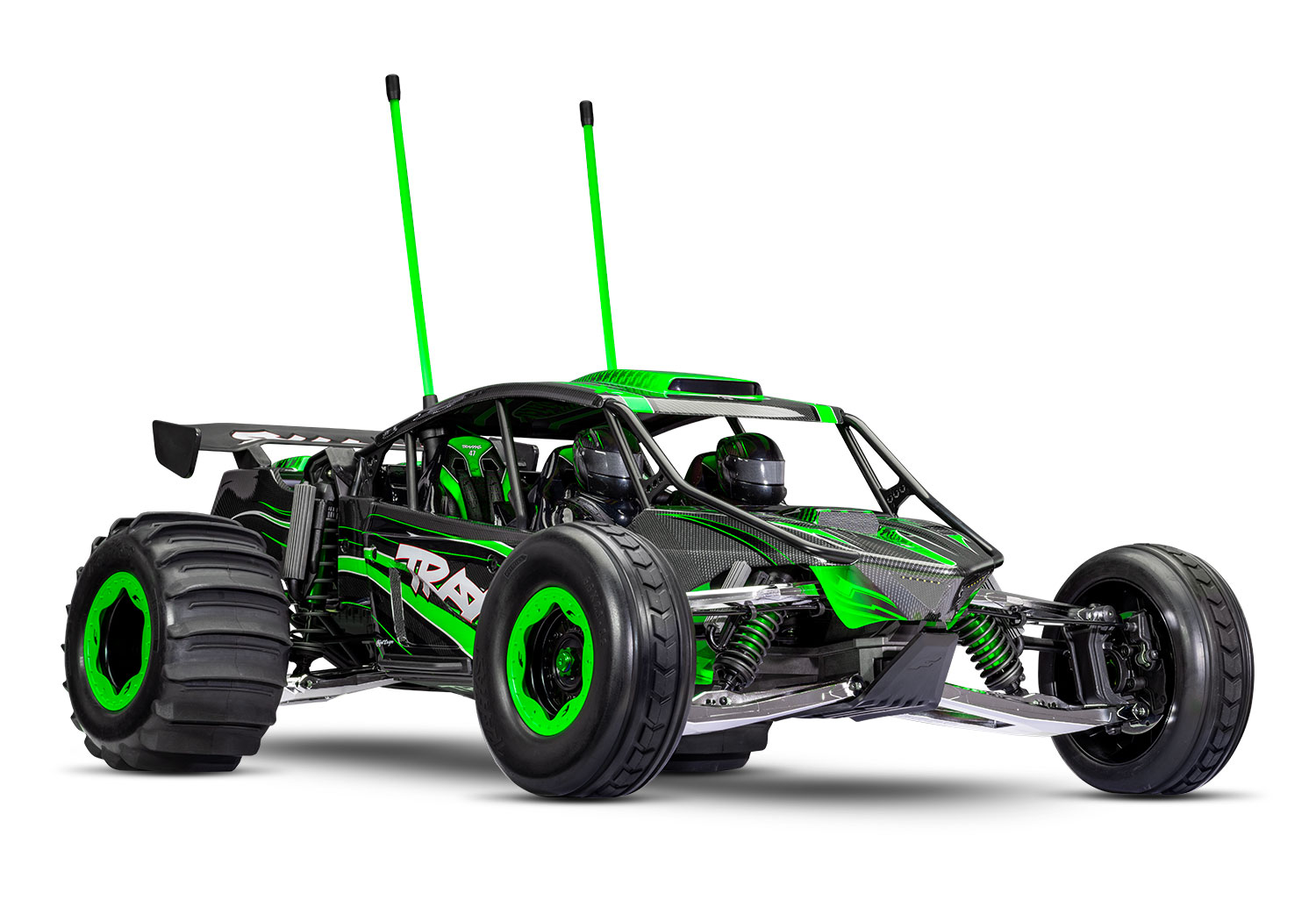 traxxas-funco-motorsports-pro-scale-8s-2wd-electric-sand-car-green-tqi-2-ch-vxl-8s-velineon-1200xl-tsm-replica-clipless-body