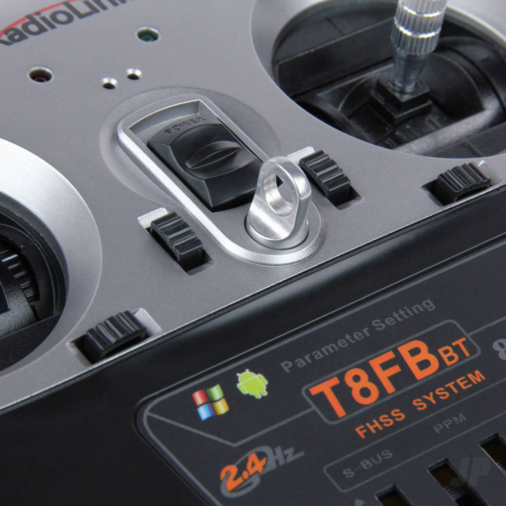 RadioLink T8FB 2.4GHz 8-Channel Transmitter with Bluetooth and 2x R8EF Receivers-9