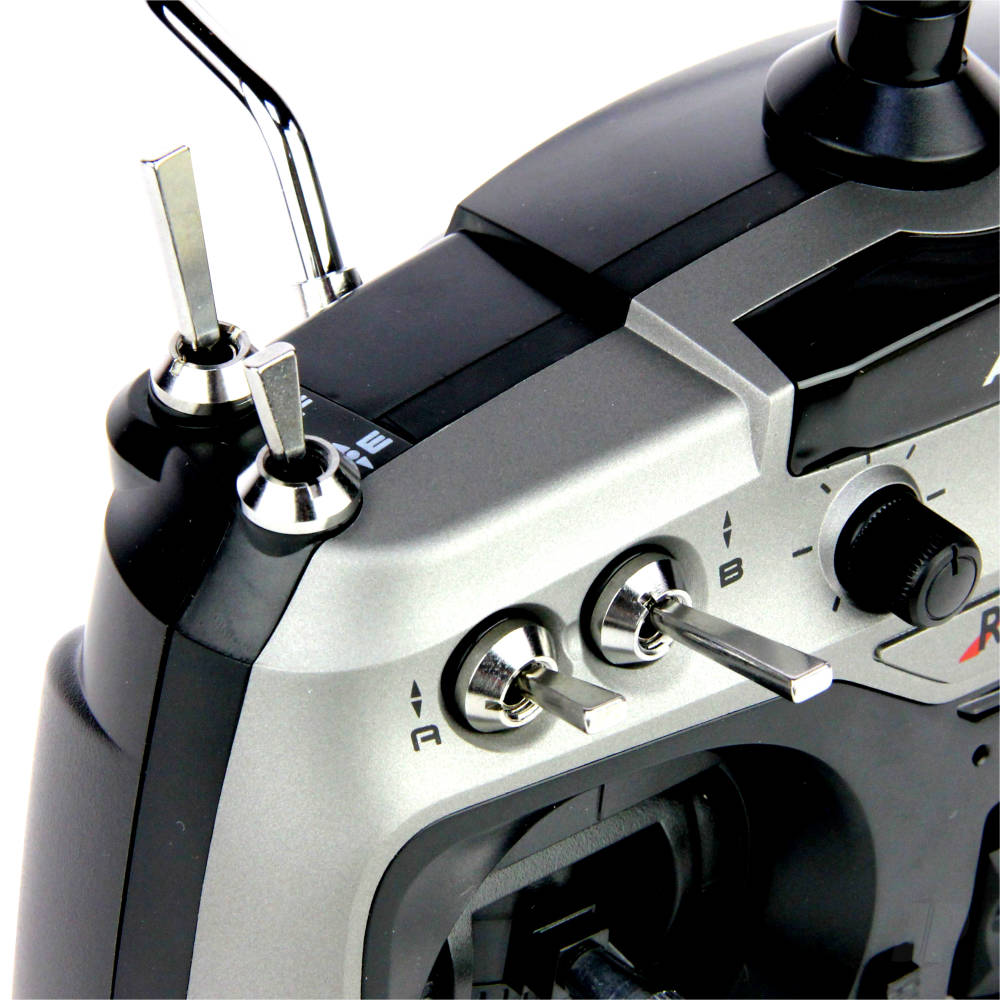 RadioLink AT9S 2.4GHz 10-Channel Transmitter with Receiver (Silver) (Mode 1)-4
