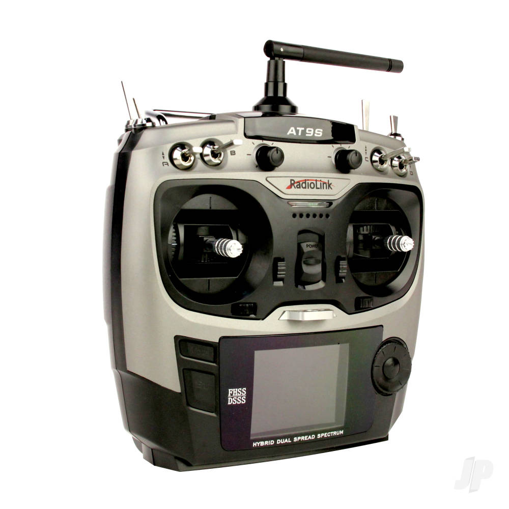 RadioLink AT9S 2.4GHz 10-Channel Transmitter with Receiver (Silver) (Mode 1)-7