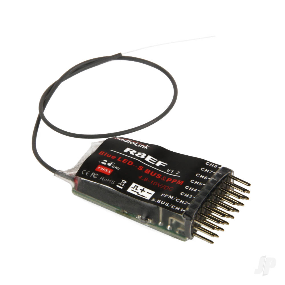 RadioLink T8S 2.4GHz 8-Channel Transmitter with Bluetooth and 1x R8EF Receiver-10