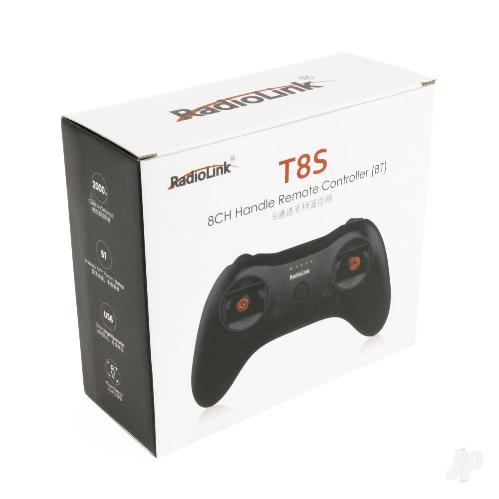 RadioLink T8S 2.4GHz 8-Channel Transmitter with Bluetooth and 1x R8EF Receiver-12