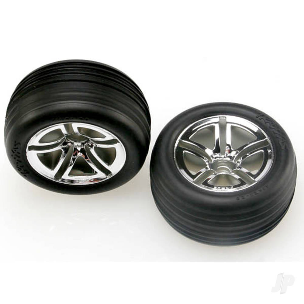 Traxxas Wheels & Tyres, Assembled Glued (2.8in) (2 pcs)