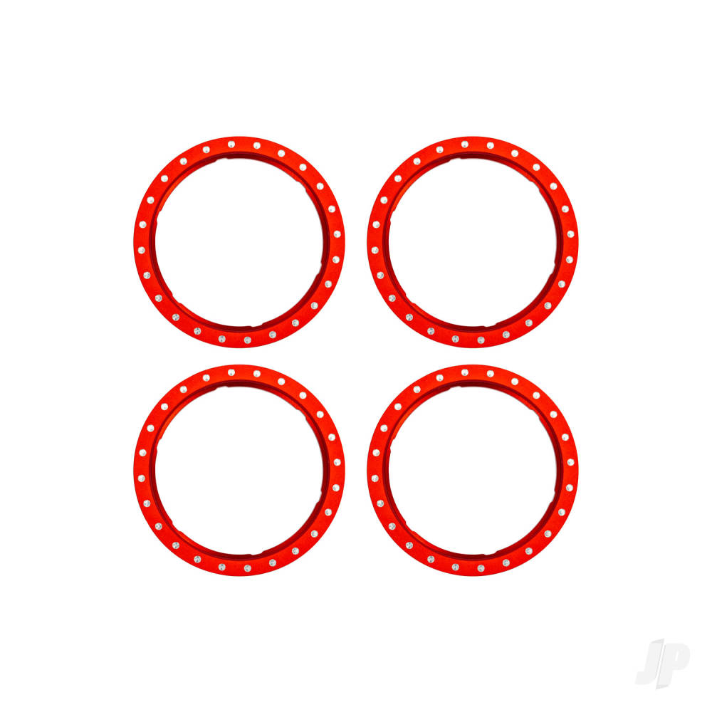 traxxas-beadlock-rings-red-machined-aluminium-4