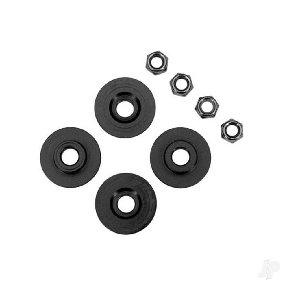 Traxxas Wheel adapter, 17mm (4)/ 5.0mm NL (4)