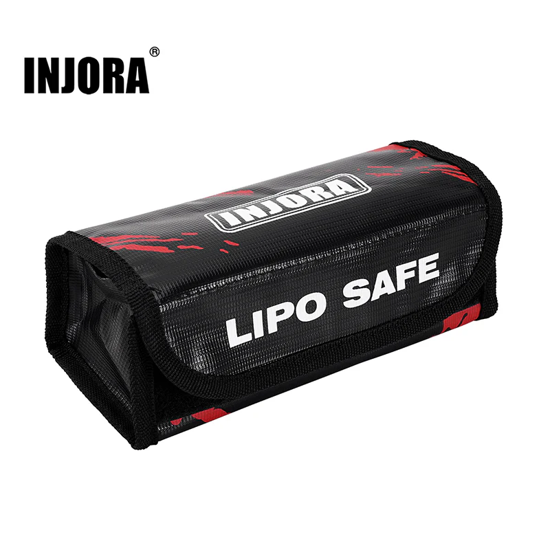 INJORA LiPo Battery Safe Bag Storage Pouch (185*75*65mm)