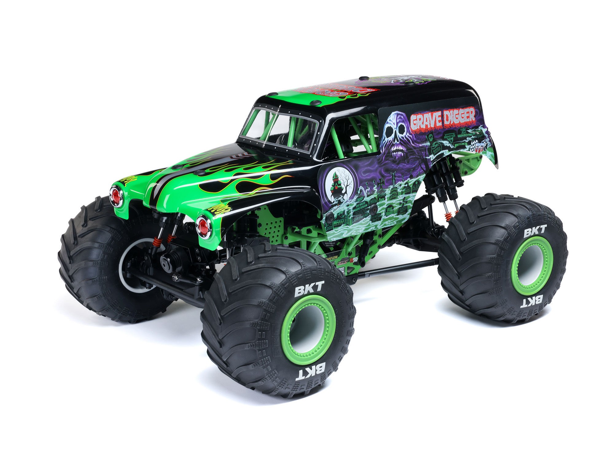 Losi 1/8 LMT 2.0 Grave Digger 4X4 Solid Axle Monster Truck RTR-3