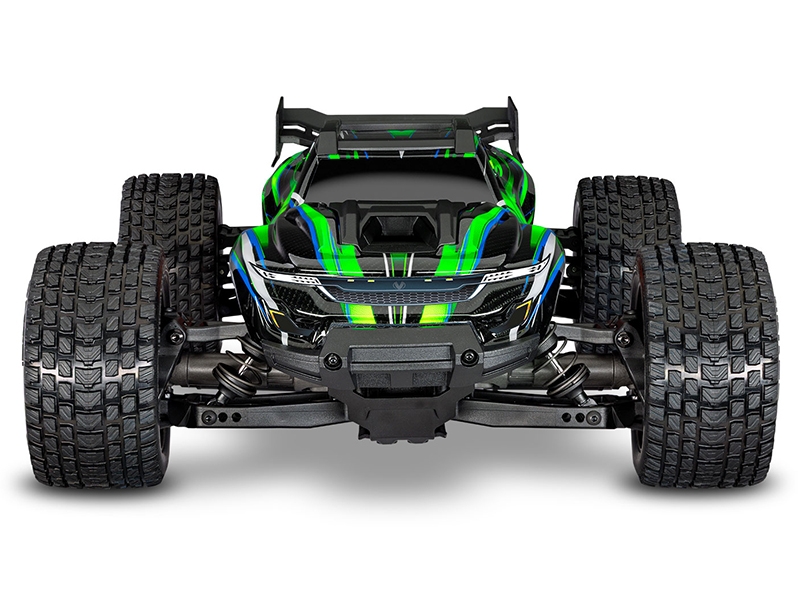 Traxxas Mini XRT VXL-3S 4WD RTR Race Truck, Green (+ TQi 2-ch, VXL-3S, 2S LiPo, USB-C Charger, Clipless Body)-3