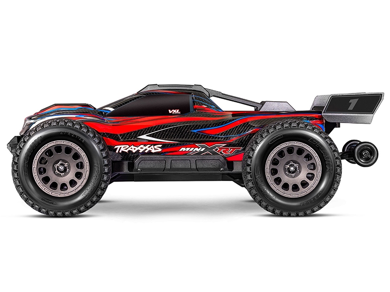 Traxxas Mini XRT VXL-3S 4WD RTR Race Truck, Red (+ TQi 2-ch, VXL-3S, 2S LiPo, USB-C Charger, Clipless Body)-9