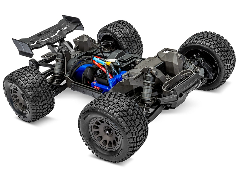 Traxxas Mini XRT VXL-3S 4WD RTR Race Truck, Blue (+ TQi 2-ch, VXL-3S, 2S LiPo, USB-C Charger, Clipless Body)-6
