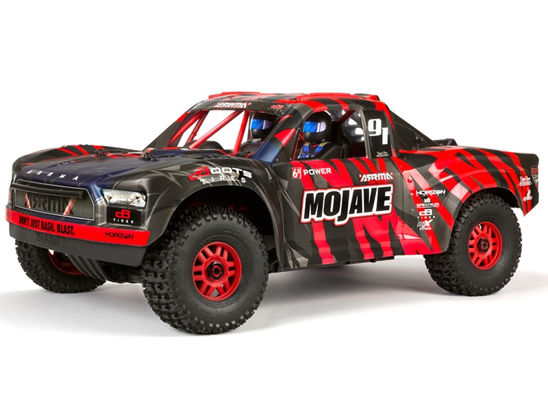 ARRMA 1/7 MOJAVE 6S 4X4 BLX Desert Truck RTR Red/Black