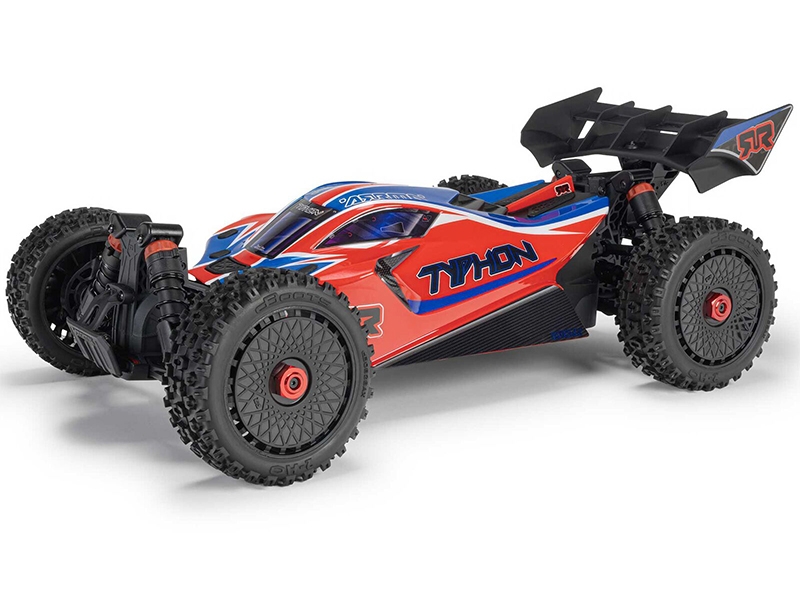 Arrma 1/8 TYPHON MEGA 665 4X4 RTR Buggy Red-4