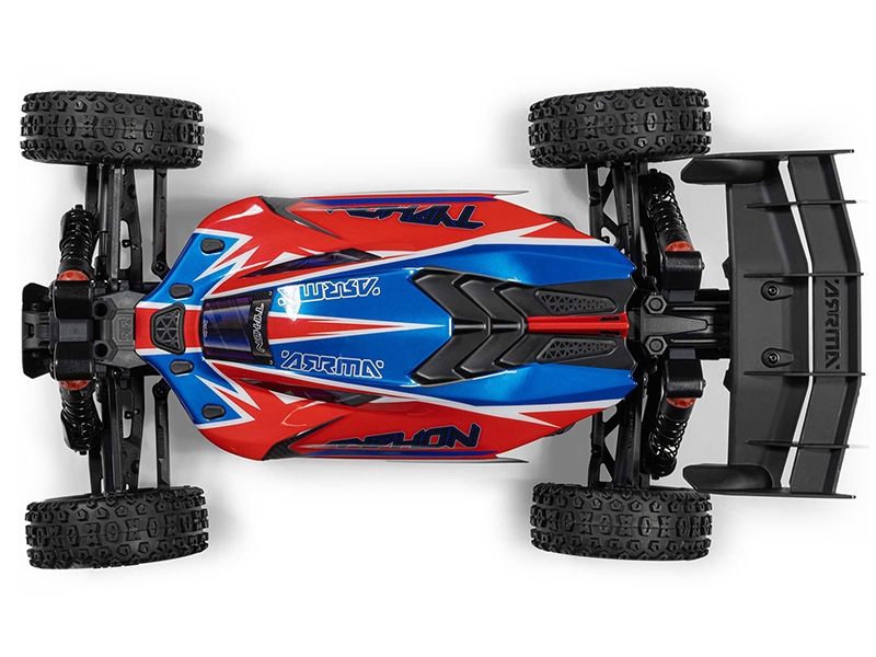 Arrma 1/8 TYPHON MEGA 665 4X4 RTR Buggy Red-5