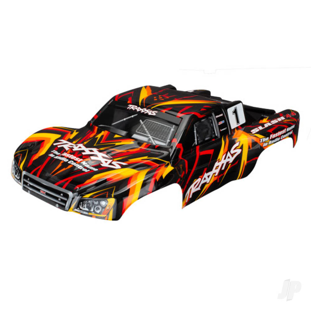 Traxxas Body, Slash 4X4, Orange (painted, decals applied)