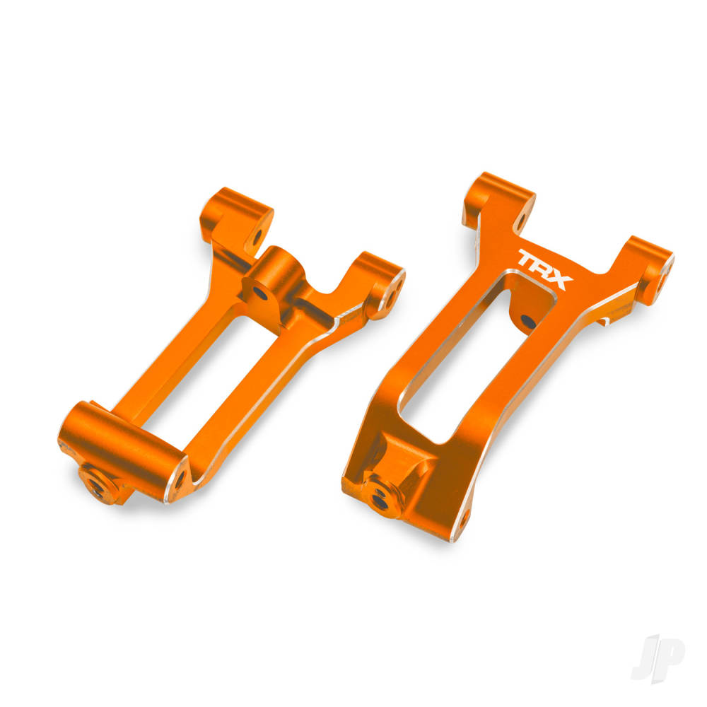 traxxas-caster-blocks-c-hubs-6061-t6-aluminium-orange-anodised-left-right-3x8mm-bcs-with-threadlock-6