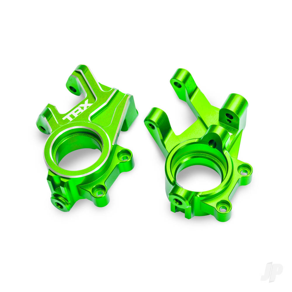 traxxas-steering-blocks-6061-t6-aluminium-green-anodised-left-right-3x8mm-bcs-with-threadlock-2-4x35mm-bcs-with-threadlock-2