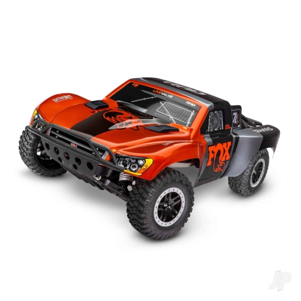 Traxxas Slash Extreme HD VXL 1:10 2WD RTR Brushless Electric Short Course Truck, FOX (+ TQi 2-ch, TSM, VXL-3s, Velineon 3500, Magnum 272R, Clipless Body, Extreme HD Parts)