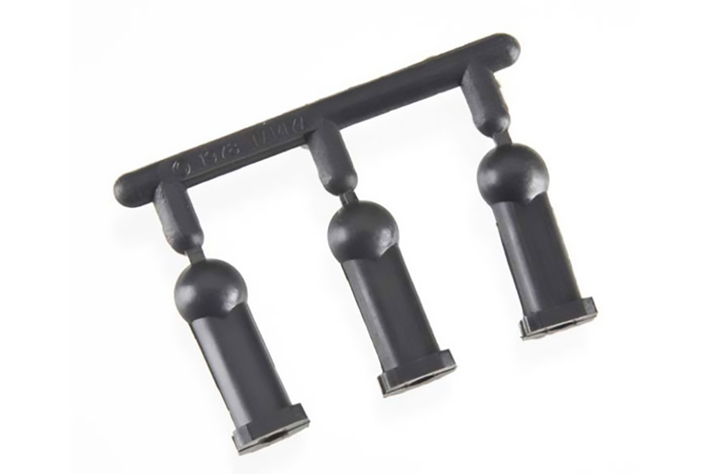 Tamiya 4mm Adjuster (Black 3 Pcs)