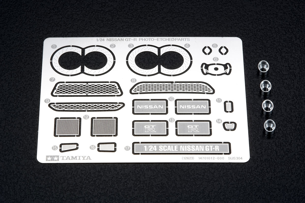Tamiya Nissan GT-R Photo Etched Parts