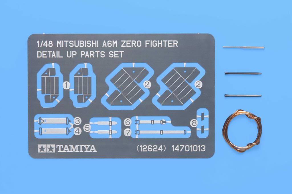 Tamiya A6M Zero Detail Up Parts Set