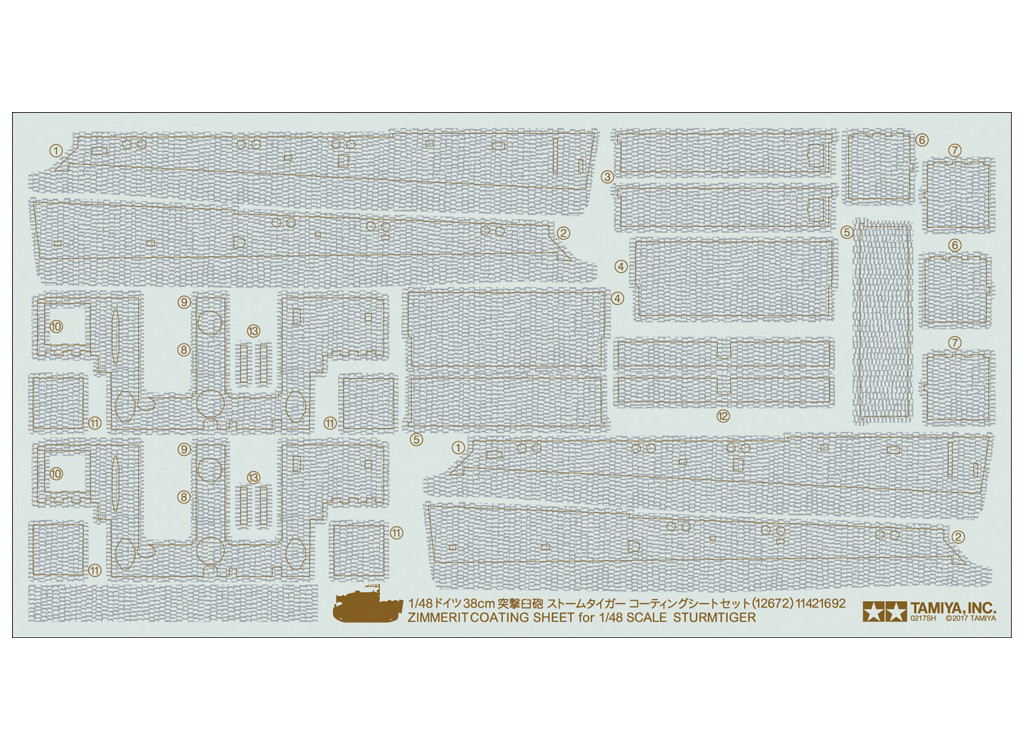 tamiya-148-sturmtiger-zimmerit-coating-sheet