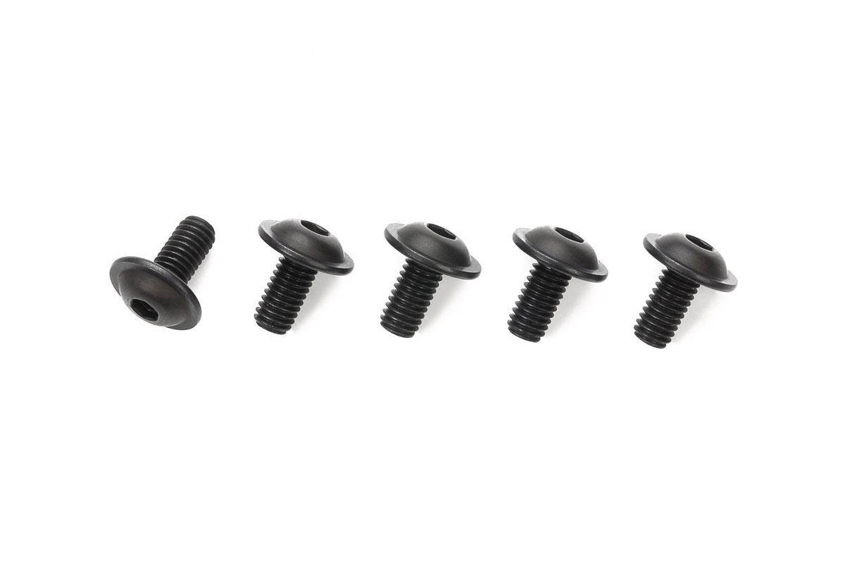 Tamiya 3X6Mm Steel Flanged Screws X 5