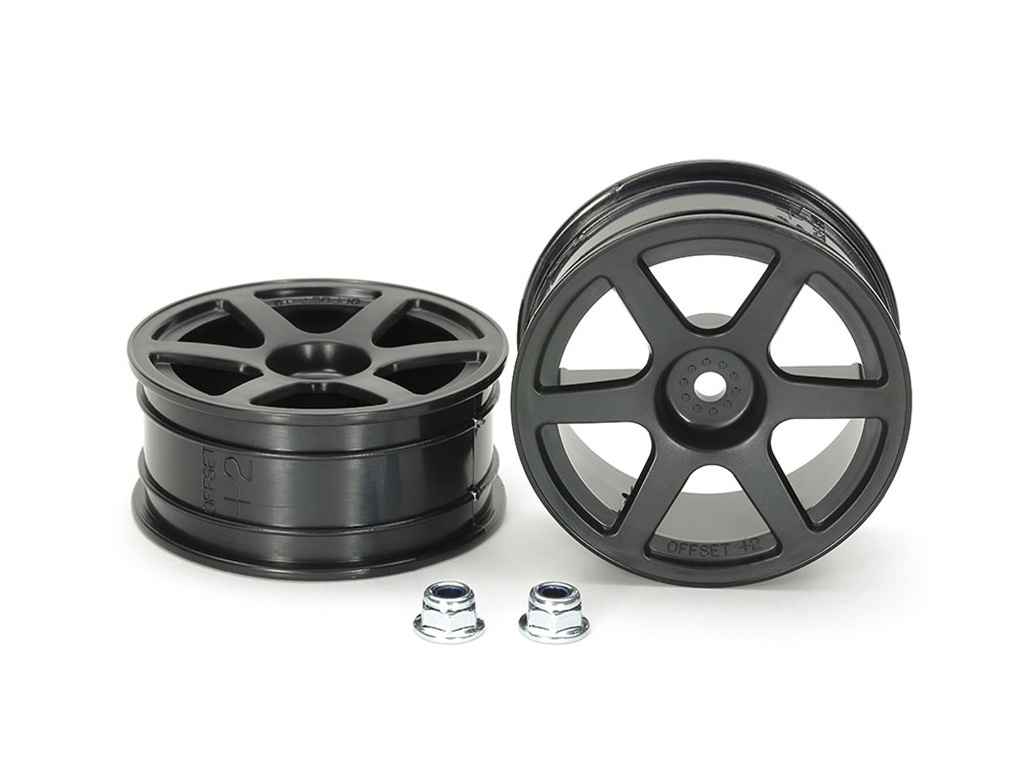 Tamiya RC 24MM 6-SPOKE WHEELS-2PCS